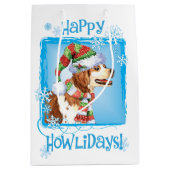 Happy Howlidays Brittany Medium Cadeauzakje (Voorkant)