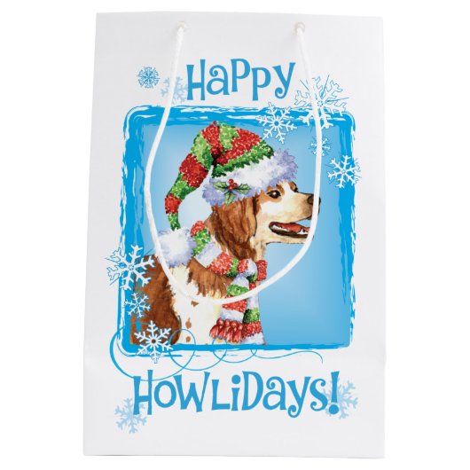 Happy Howlidays Brittany Medium Cadeauzakje (Achterkant)