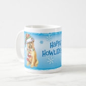 Happy Howlidays Brussels Griffon Coffee Mok (Voorkant links)