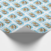Happy Howlidays Brussels Griffon Wrapping Paper Cadeaupapier (Hoek)