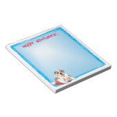 Happy Howlidays Bulldog Notitieblok (Schuin)