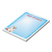 Happy Howlidays Bulldog Notitieblok (Linkerzijde)