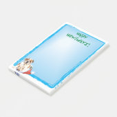 Happy Howlidays Bulldog Post-it® Notes (Schuin)