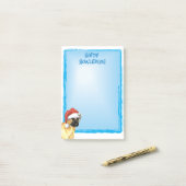Happy Howlidays Bullmastiff Post-it® Notes (Op bureau)