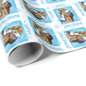 Happy Howlidays Cane Corso Cadeaupapier (Rol Hoek)