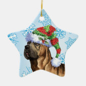 Happy Howlidays Cane Corso Keramisch Ornament (Voorkant)