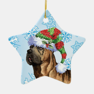 Happy Howlidays Cane Corso Keramisch Ornament