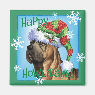 Happy Howlidays Cane Corso Magneet