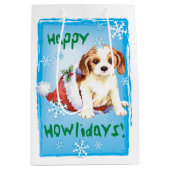 Happy Howlidays Cavalier Medium Cadeauzakje (Voorkant)