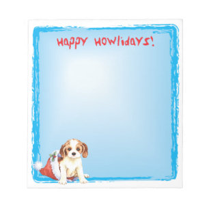 Happy Howlidays Cavalier Notitieblok
