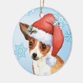 Happy Howlidays Chihuahua Keramisch Ornament (Links)