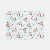 Happy Howlidays Chinese Crested Fleece Blanket Deken (Voorkant (Horizontaal))