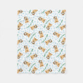 Happy Howlidays Chow Fleece Blanket (Voorkant)