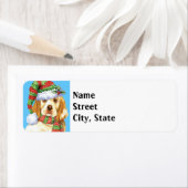 Happy Howlidays Clumber Spaniel Etiket (Insitu)