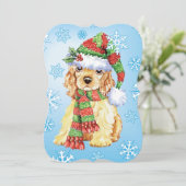 Happy Howlidays Cocker Spaniel Feestdagenkaart (Staand voorkant)
