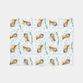 Happy Howlidays Cocker Spaniel Fleece Deken (Voorkant (Horizontaal))