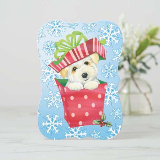 Happy Howlidays Coton Feestdagenkaart (Staand voorkant)