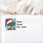 Happy Howlidays Dachshund Etiket (Insitu)