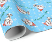 Happy Howlidays Dalmatian Cadeaupapier (Rol Hoek)