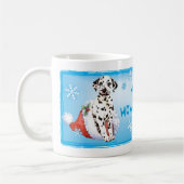 Happy Howlidays Dalmatian Koffiemok (Links)