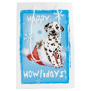 Happy Howlidays Dalmatian Medium Cadeauzakje
