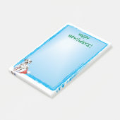 Happy Howlidays Dalmatian Post-it® Notes (Schuin)