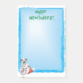 Happy Howlidays Dalmatian Post-it® Notes (Voorkant)
