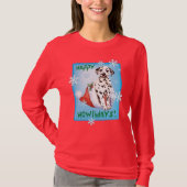 Happy Howlidays Dalmatian T-shirt (Voorkant)