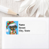 Happy Howlidays Doberman Etiket (Insitu)