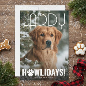 Happy Howlidays Dog Christmas Feestdagenkaart