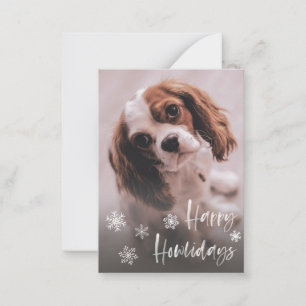 Happy Howlidays Dog Groomer Pet Sitter Feestdagen Notitiekaartje