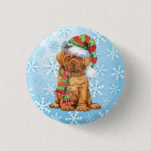 Happy Howlidays Dogue Ronde Button 3,2 Cm