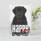 Happy Howlidays e-kerstfotokaart Feestdagenkaart (Staand voorkant)