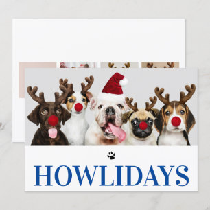 Happy Howlidays Eerste Kerstdag Fotokaart Kaart