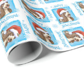 Happy Howlidays English Cocker Spaniel Cadeaupapier (Rol Hoek)