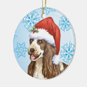 Happy Howlidays English Cocker Spaniel Keramisch Ornament (Links)