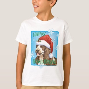 Happy Howlidays English Cocker Spaniel T-shirt