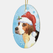 Happy Howlidays English Foxhound Keramisch Ornament (Links)