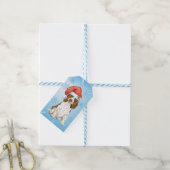 Happy Howlidays English Springer Spaniel Cadeaulabel (Met Touw)