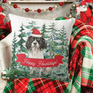 Happy Howlidays English Springer Spaniel Kussen