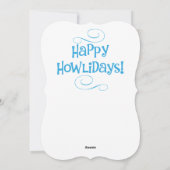 Happy Howlidays Englsih Cocker Spaniel Feestdagenkaart (Achterkant)