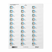 Happy Howlidays Eskimo Dog Etiket (Full Sheet)
