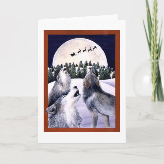 Happy Howlidays Feestdagen Kaart (Voorkant)