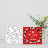 Happy Howlidays Feestdagenkaart (Staand voorkant)