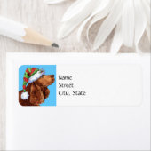 Happy Howlidays Field Spaniel Label (Insitu)