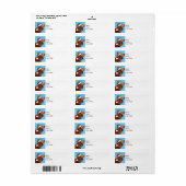 Happy Howlidays Field Spaniel Label (Full Sheet)