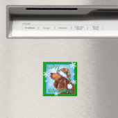 Happy Howlidays Field Spaniel Magnet (Insitu (Vaatwasser))