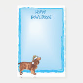 Happy Howlidays Field Spaniel Post-it Notes (Voorkant)