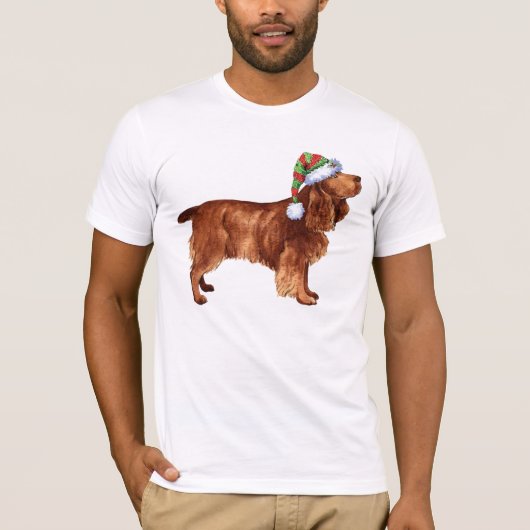 Happy Howlidays Field Spaniel T-Shirt (Voorkant)