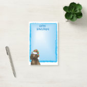 Happy Howlidays Flat-coated Retriever Post-it® Notes (Kantoor)